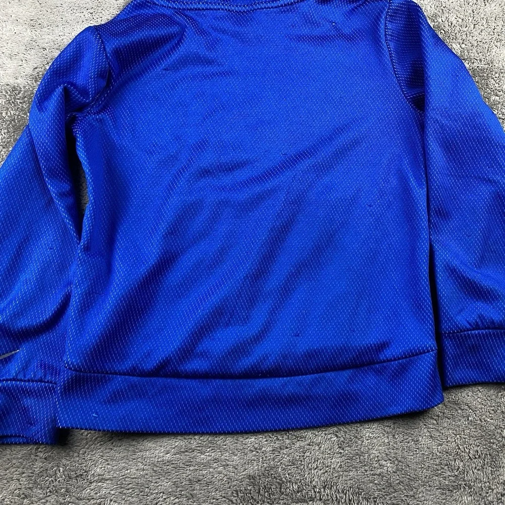 Nike Sweater Hoodie Youth Size 7/L Blue Dri-Fit‎